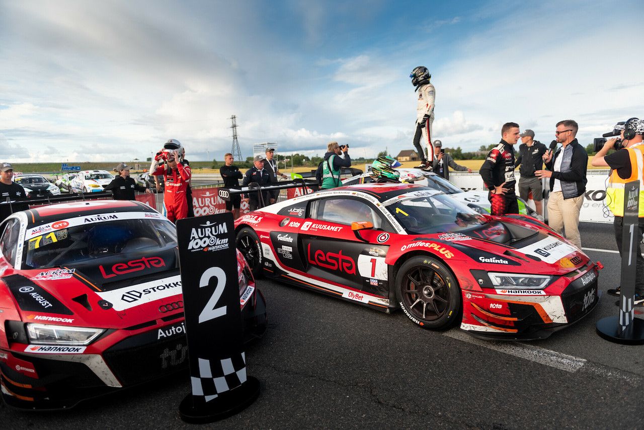 Audi R8 LMS clinches second and third place at Spa